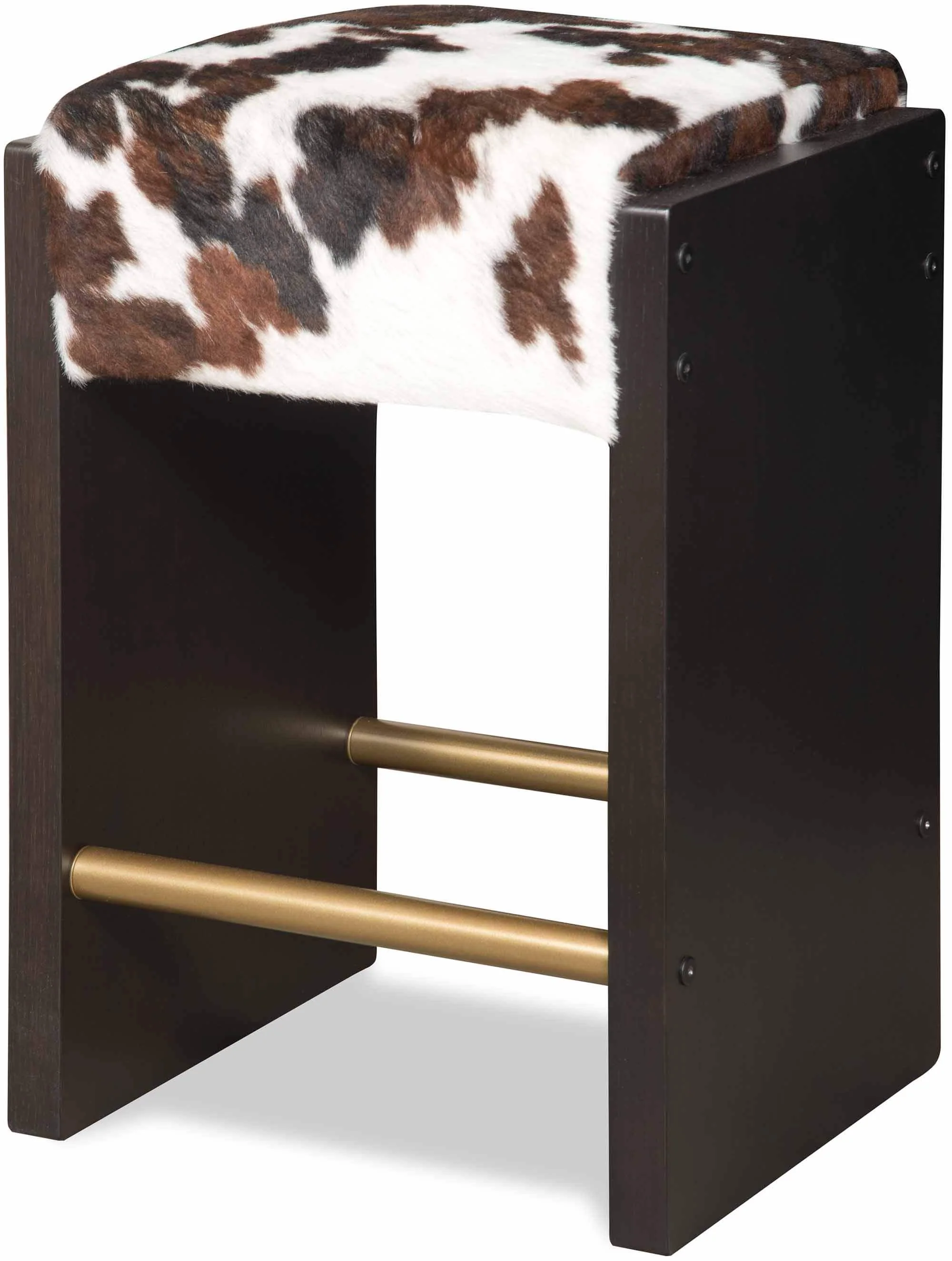 Tumbler Leather Counter Stool - Image 3