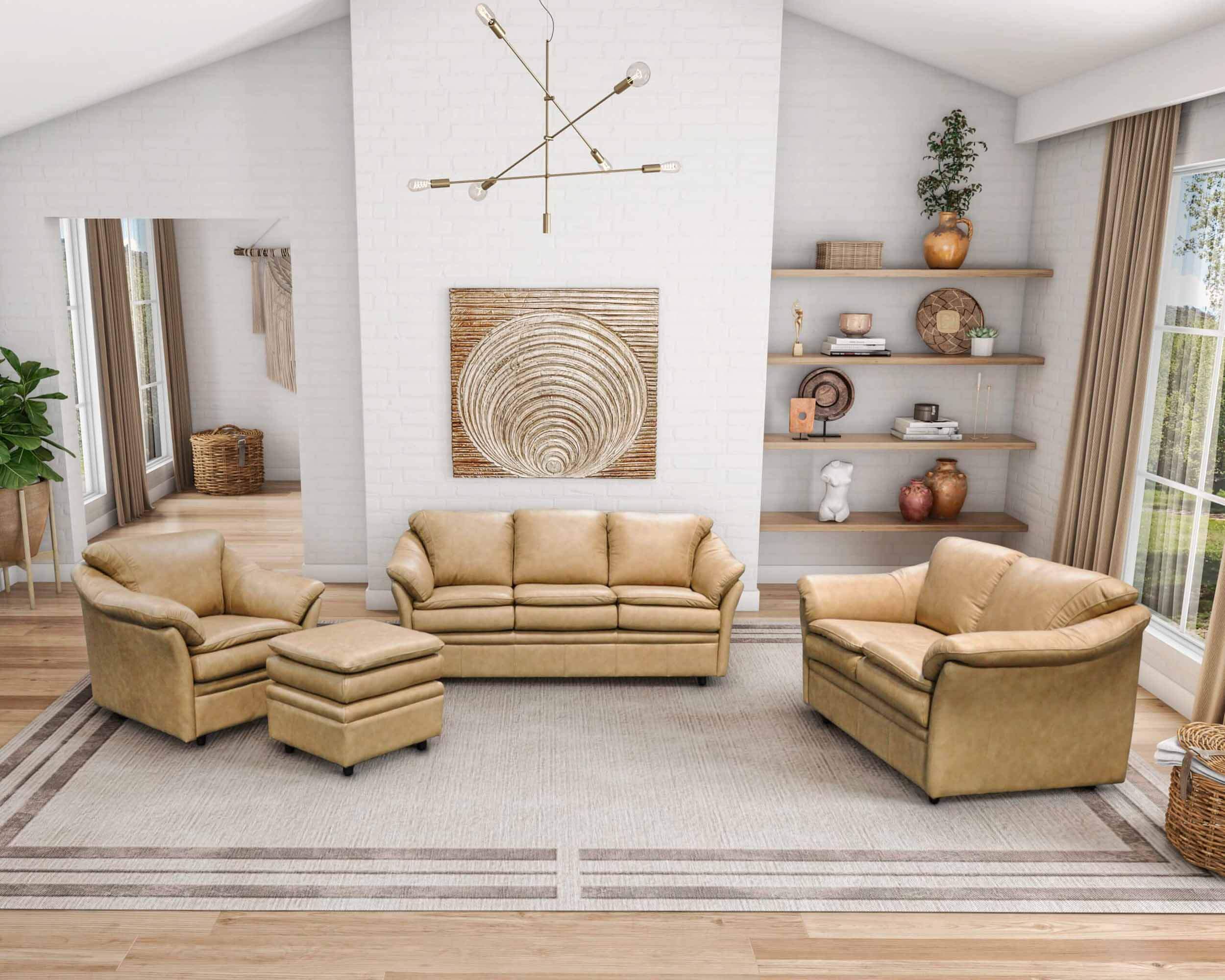 Uptown Leather Loveseat - Image 2