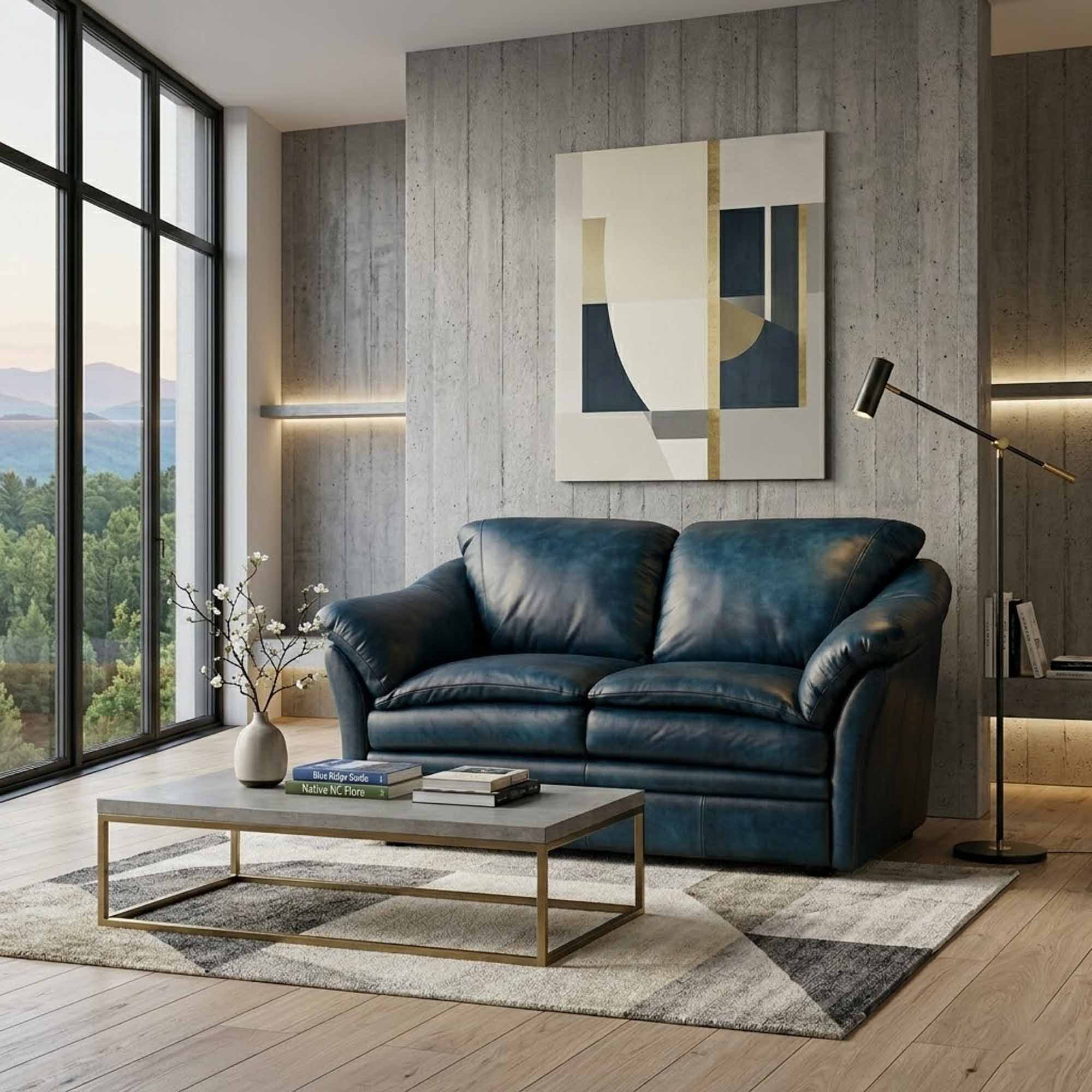 Uptown Leather Loveseat - Image 4