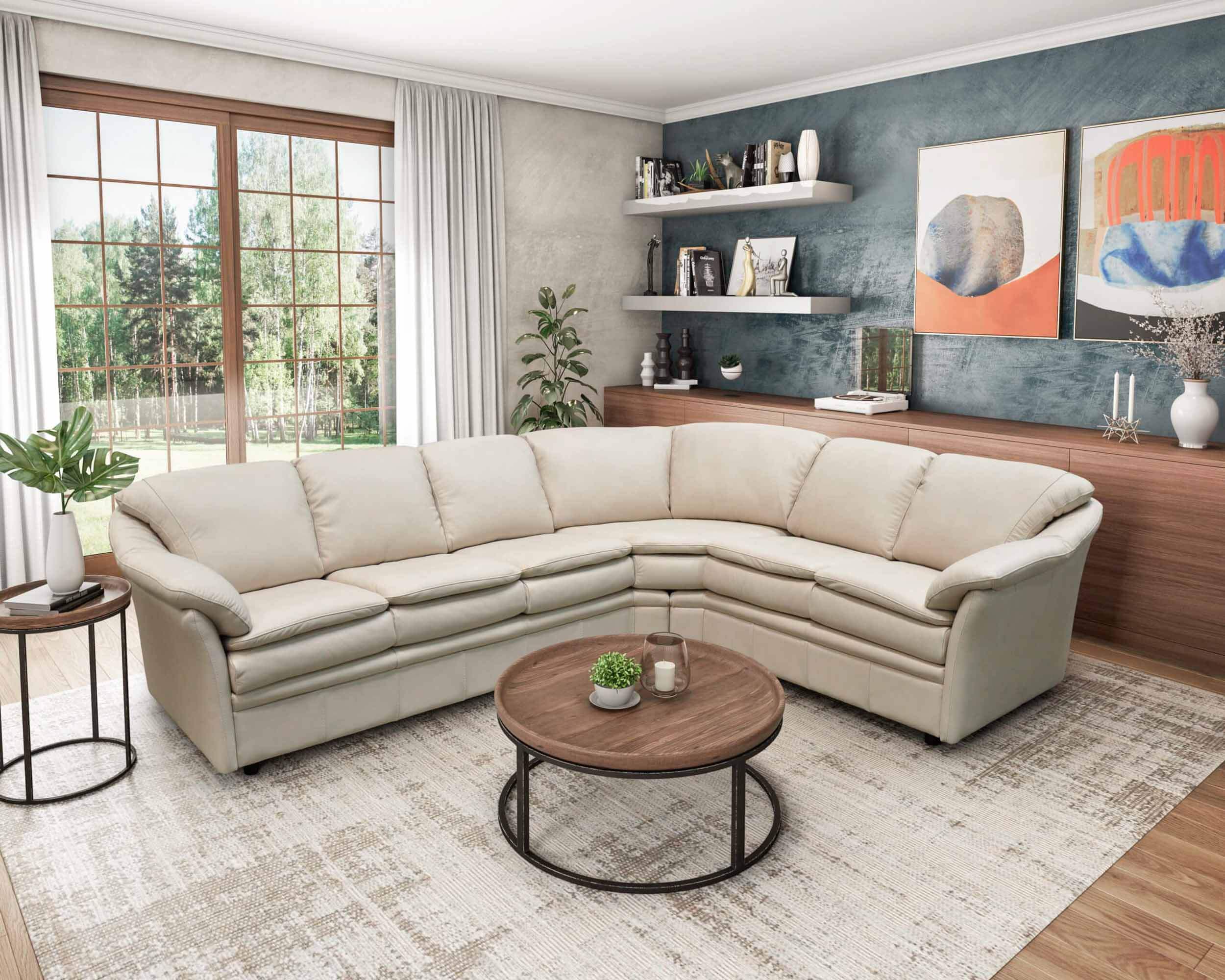 Uptown Leather Sectional - Image 3