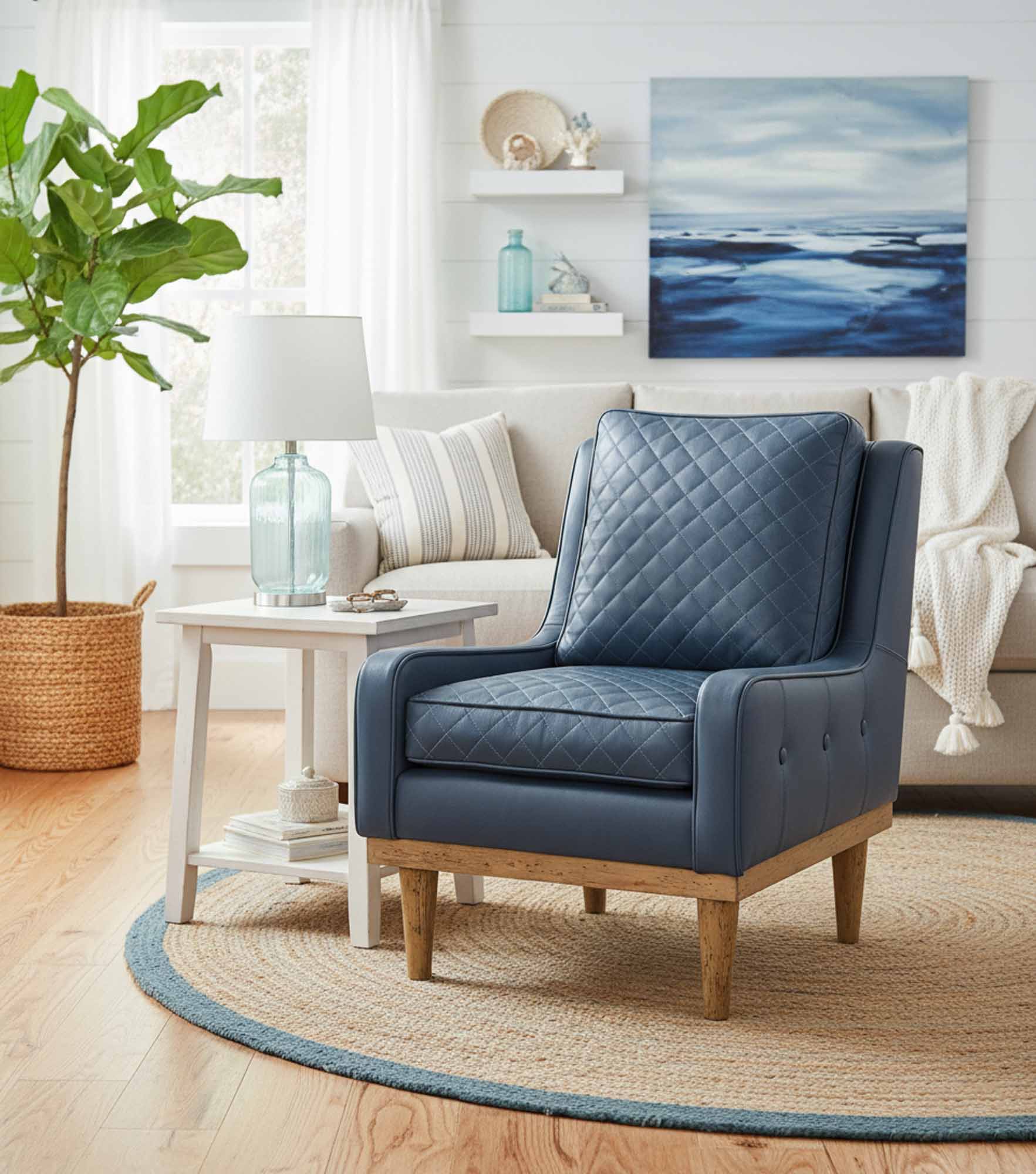 Van Guilder Leather Chair - Image 5