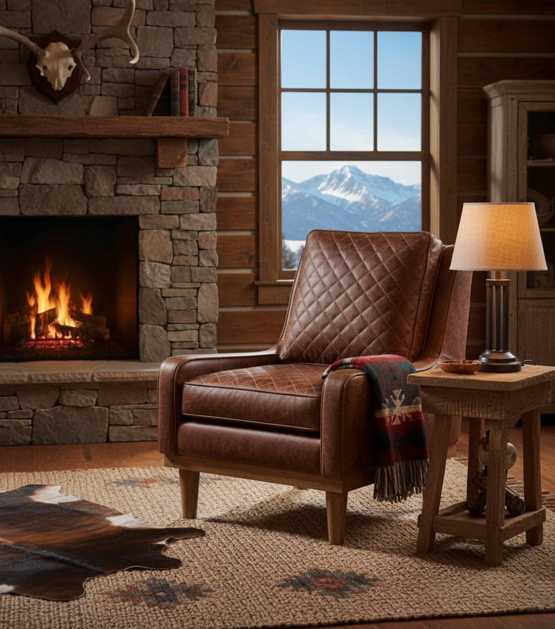 Van Guilder Leather Chair - Image 6