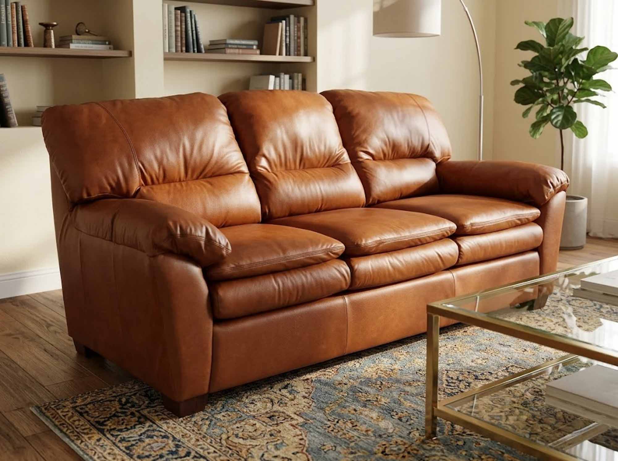 Vegas Leather Sofa - Image 2