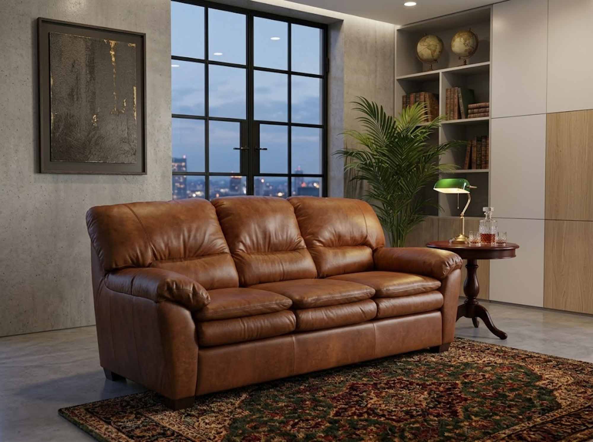 Vegas Leather Sofa - Image 4