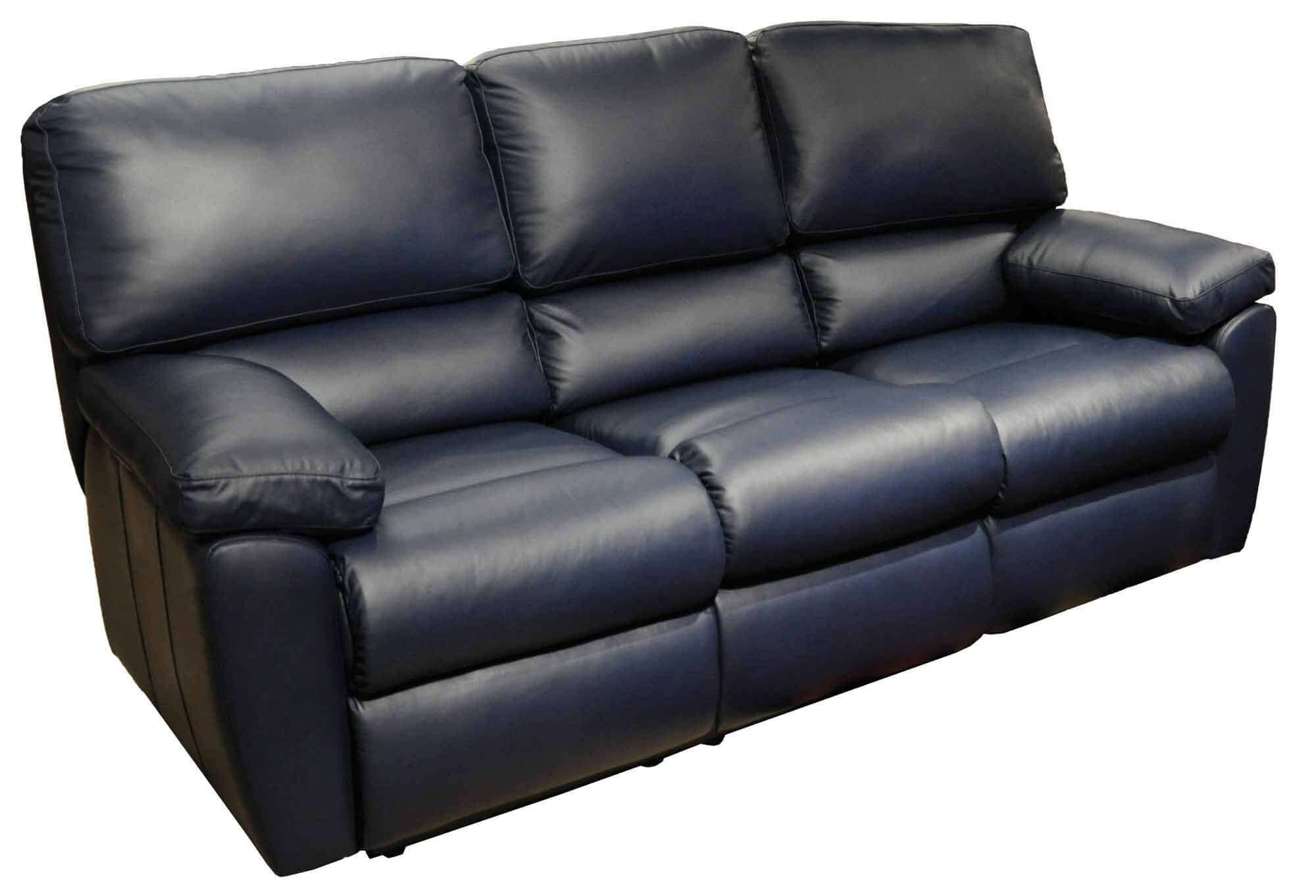 Vermont Leather Reclining Sofa