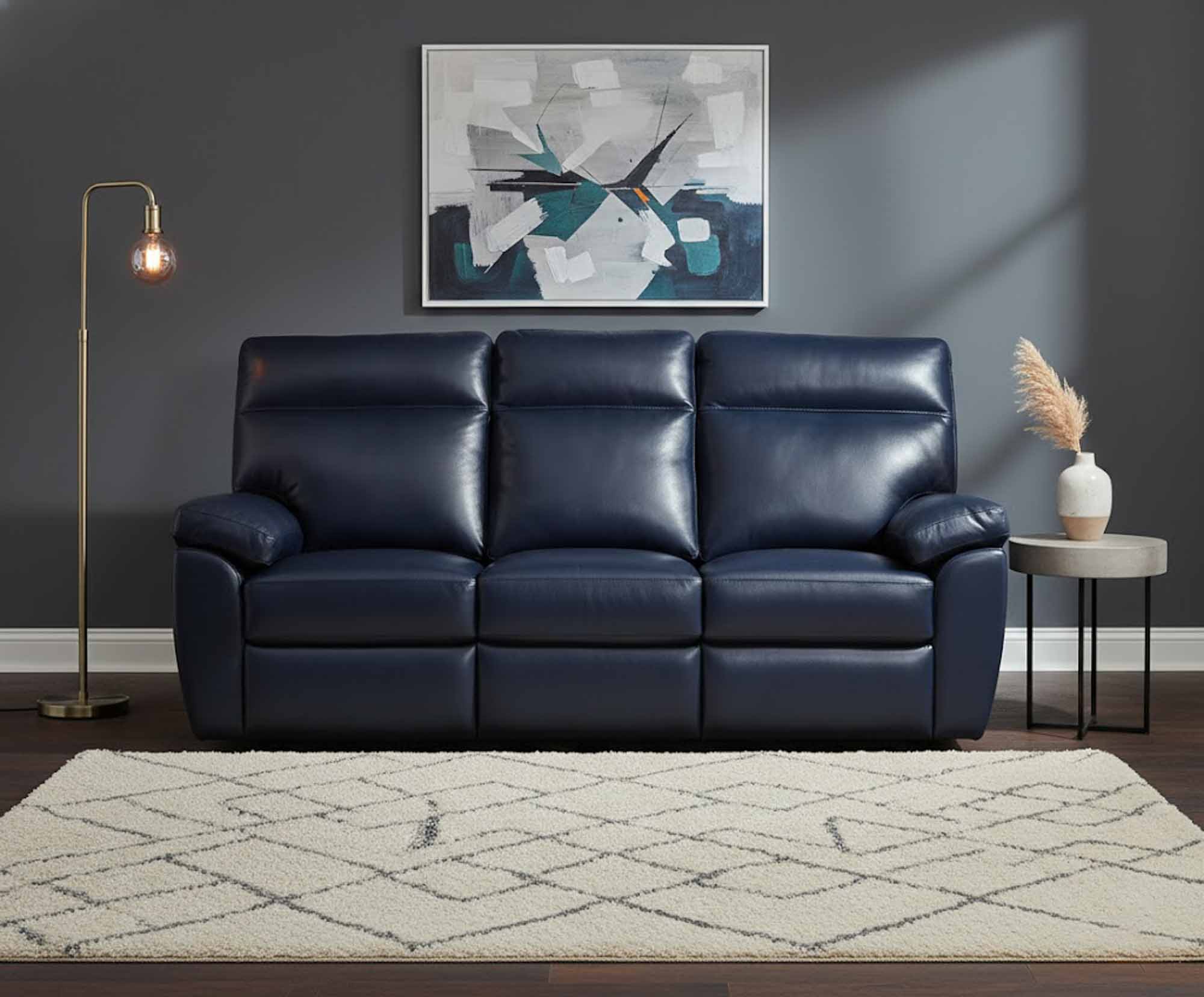 Versailles Leather Power Reclining Sofa With Articulating Headrest - Image 3