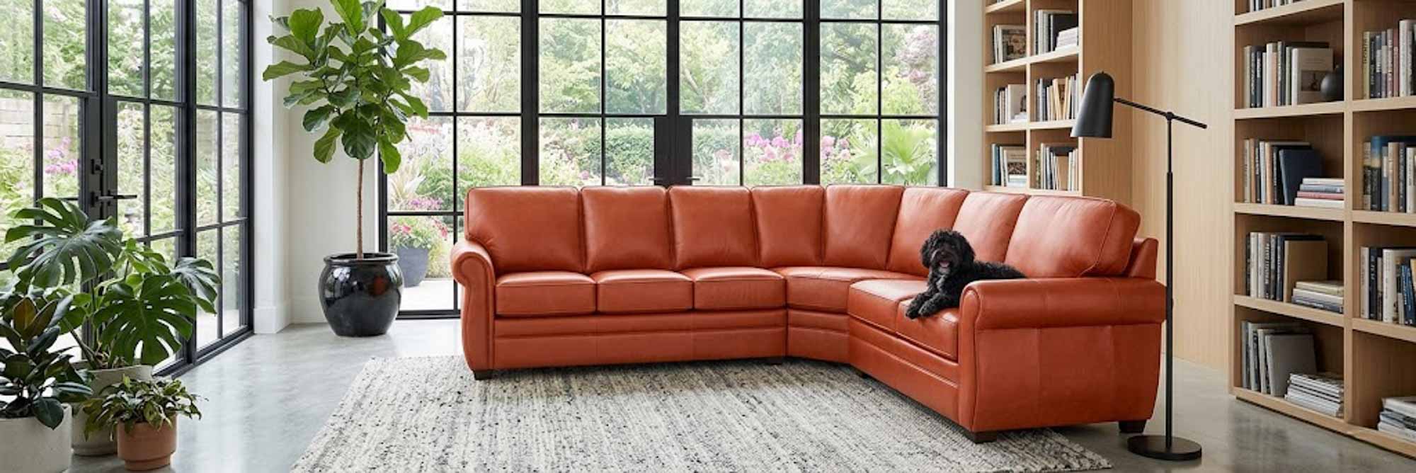 Viceroy Leather Sectional - Image 10