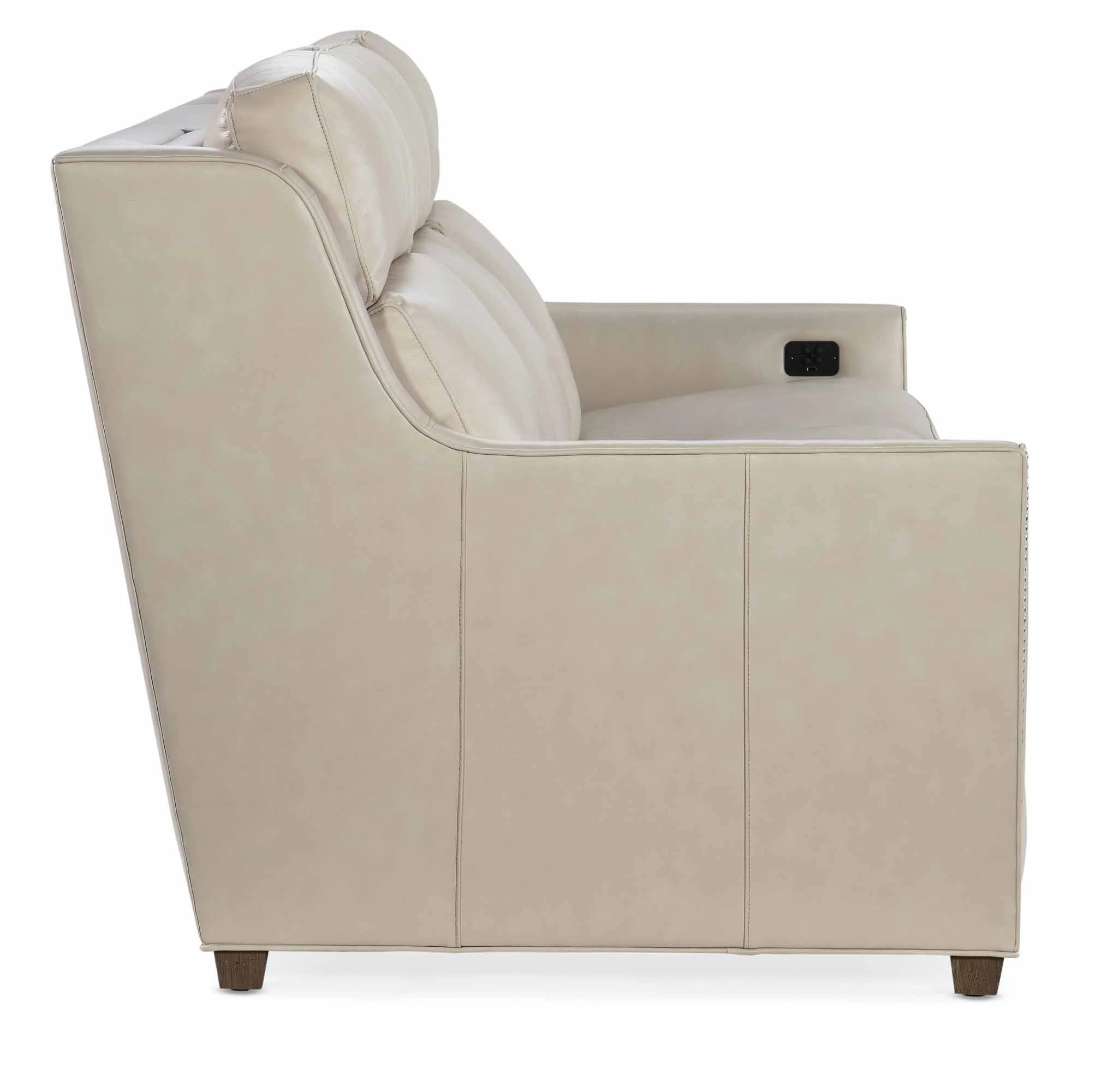 Wallen Leather Power Reclining Sofa With Articulating Headrest - Image 3