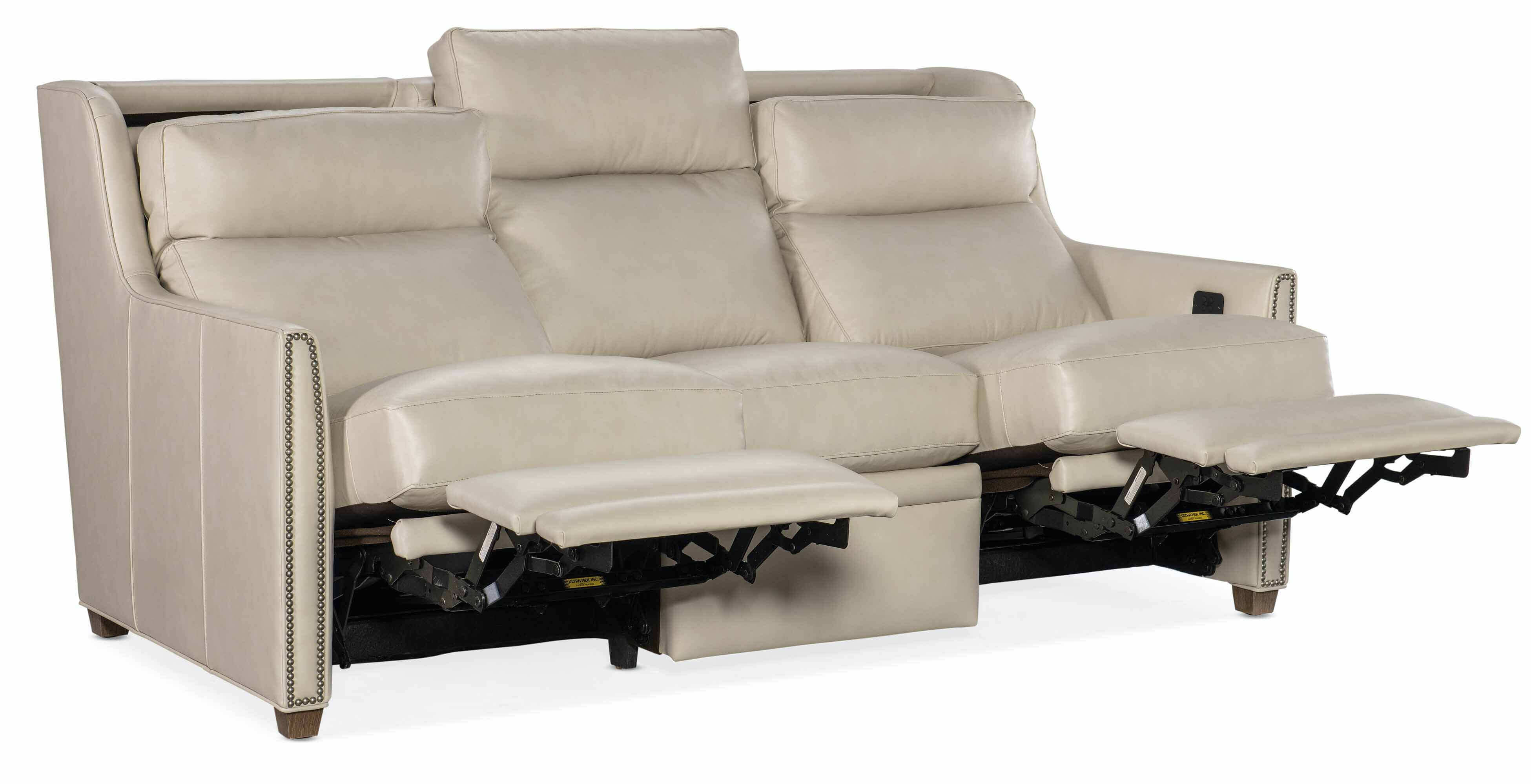 Wallen Leather Power Reclining Sofa With Articulating Headrest - Image 6