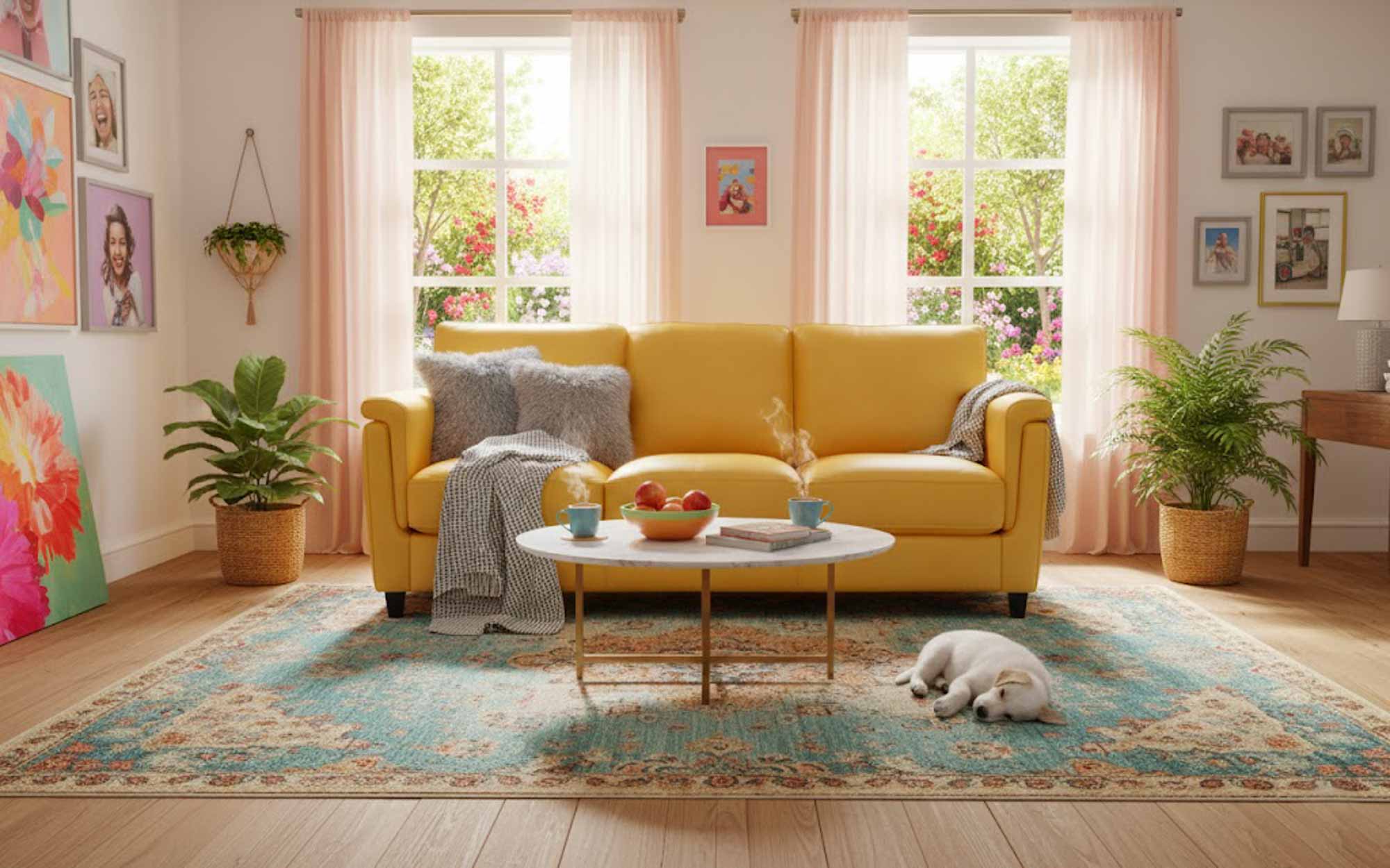 Walter Leather Loveseat - Image 7