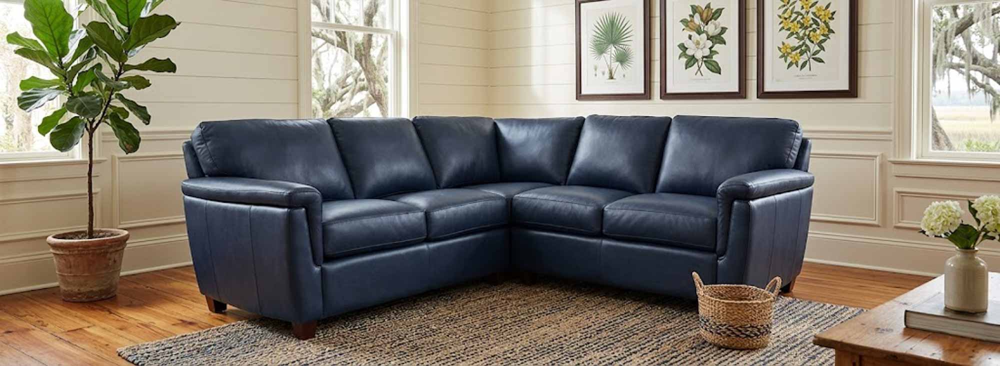 Walter Leather Sectional - Image 3