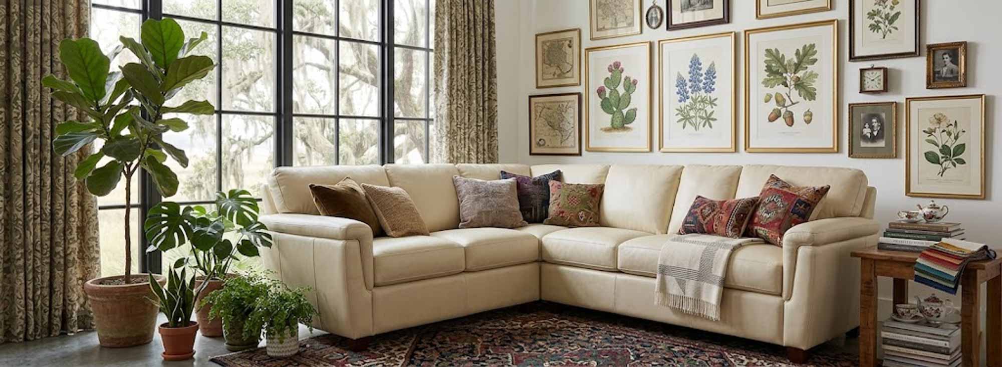 Walter Leather Sectional - Image 5