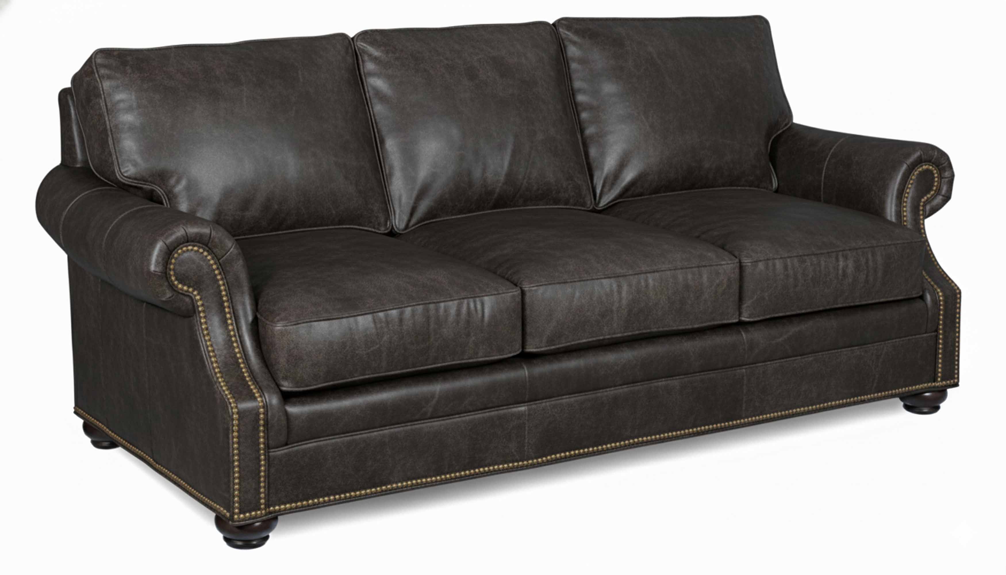 Warner Large Leather Sofa - Image 4