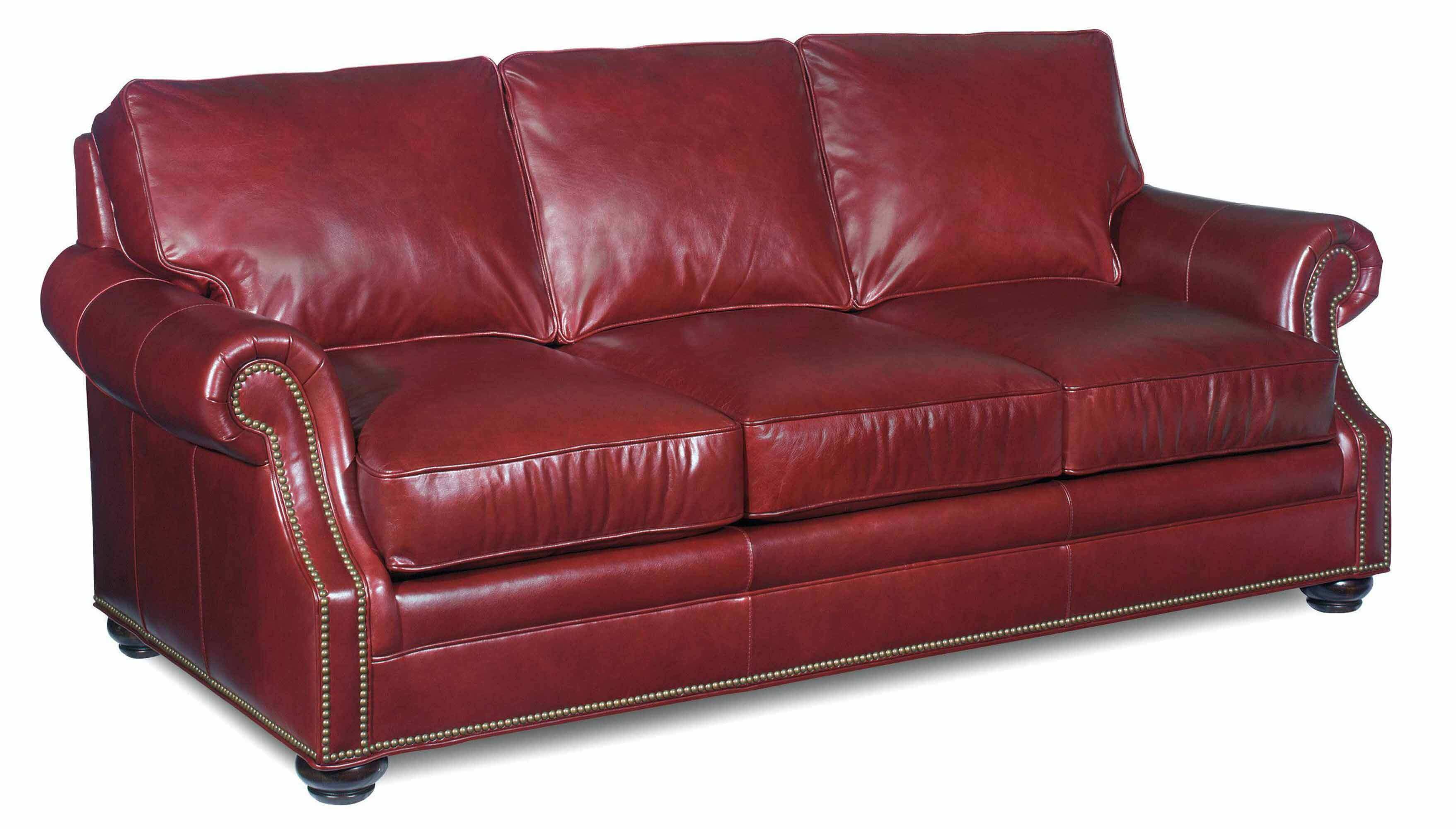 Warner Large Leather Sofa - Image 5