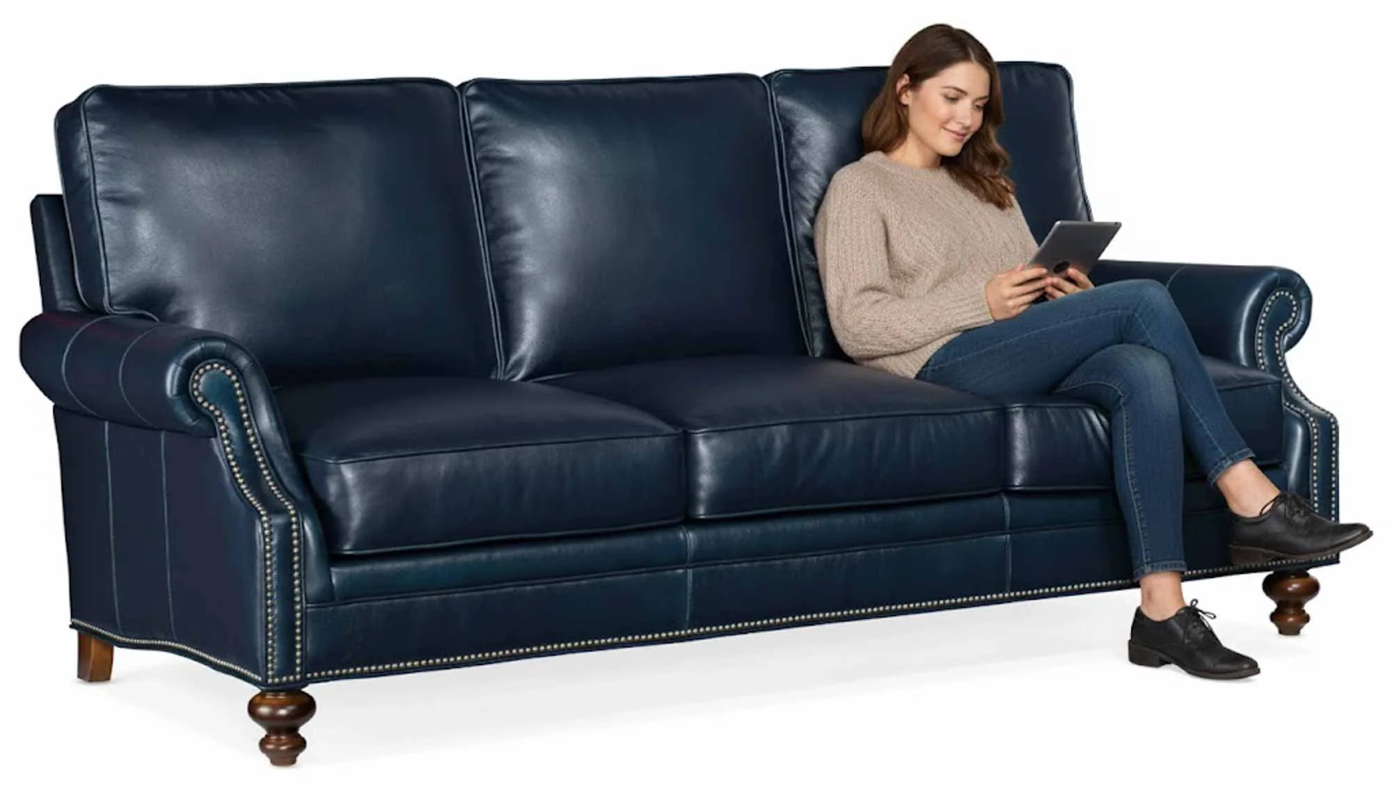 West Haven Leather Sofa - Image 4