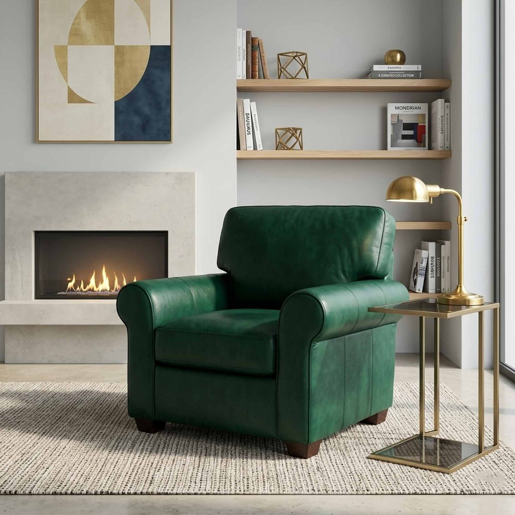 West Point Leather Chair - Image 4