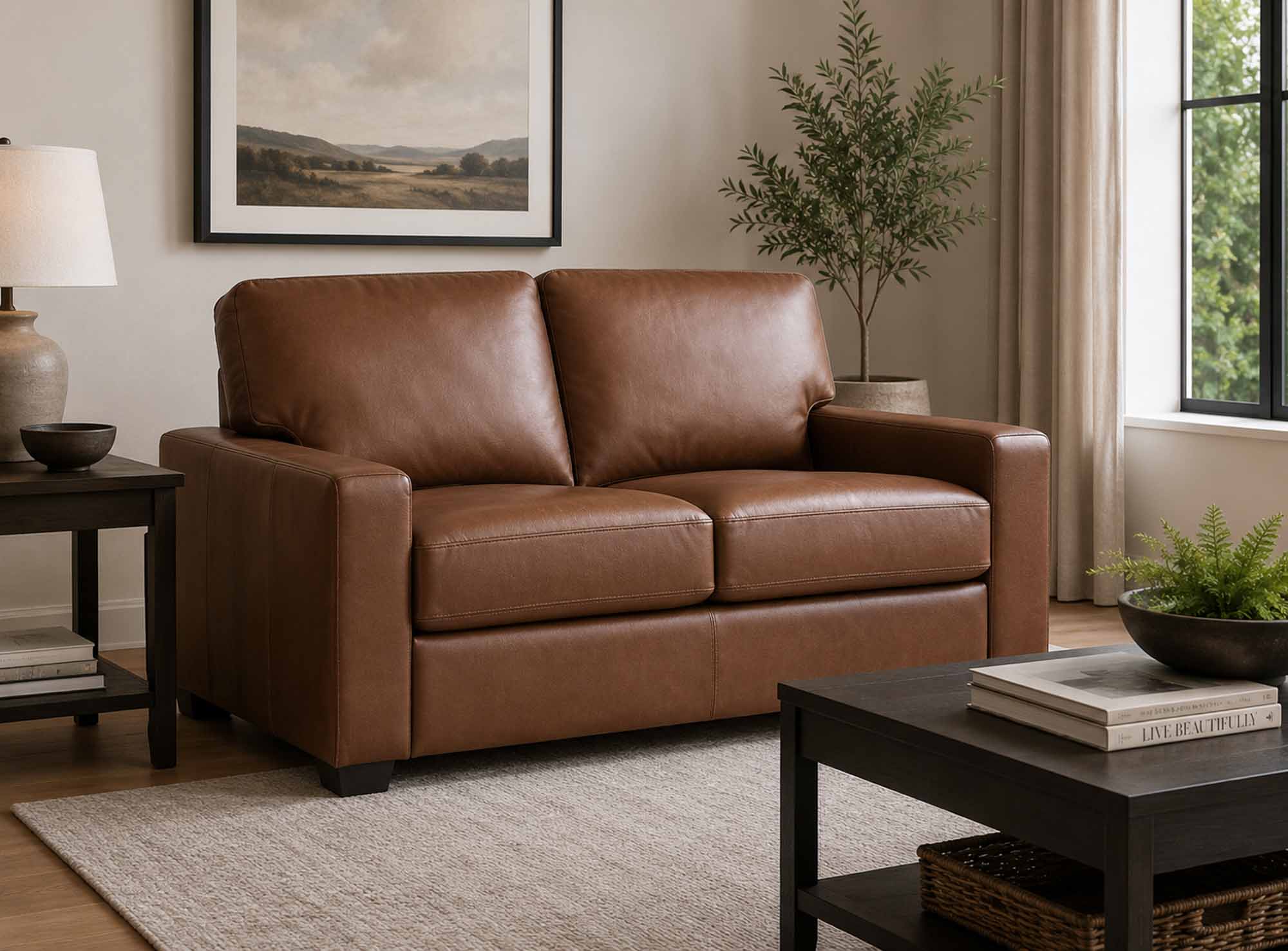 Westend Leather Loveseat - Image 3