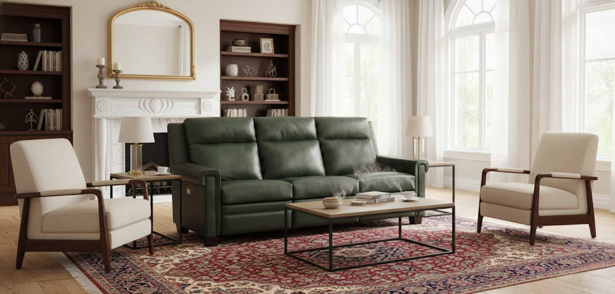 Whitley Leather Power Reclining Sofa With Articulating Headrest - Image 5
