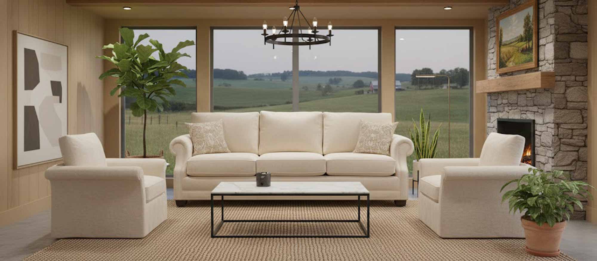 Winston Leather Loveseat - Image 4