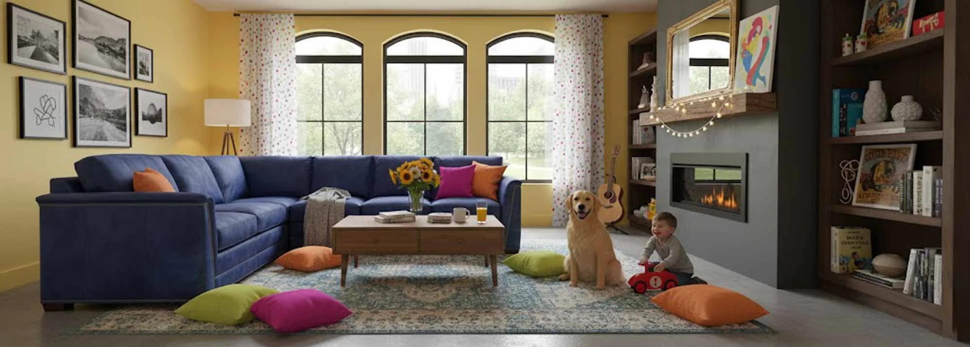 Winter Leather Sectional - Image 8