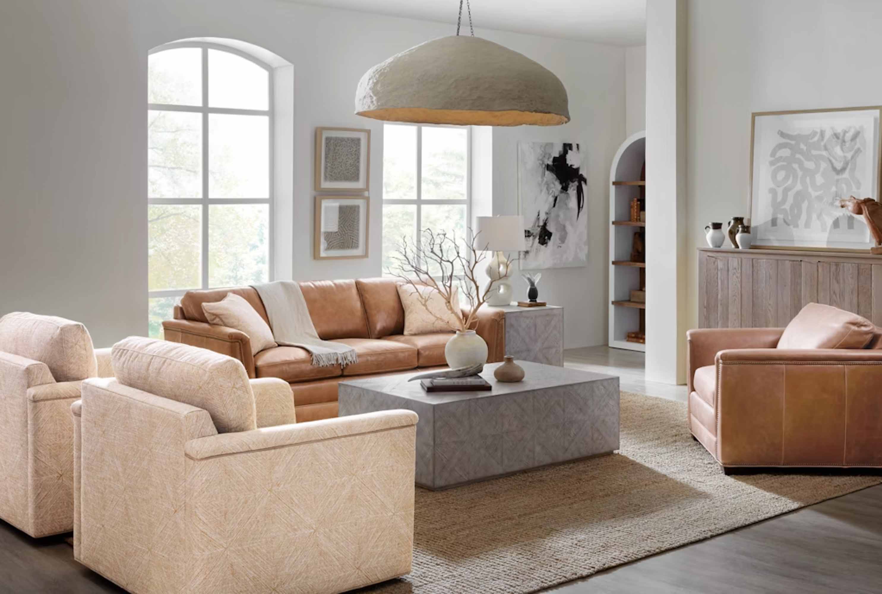 Winter Leather Swivel Chair - Image 5