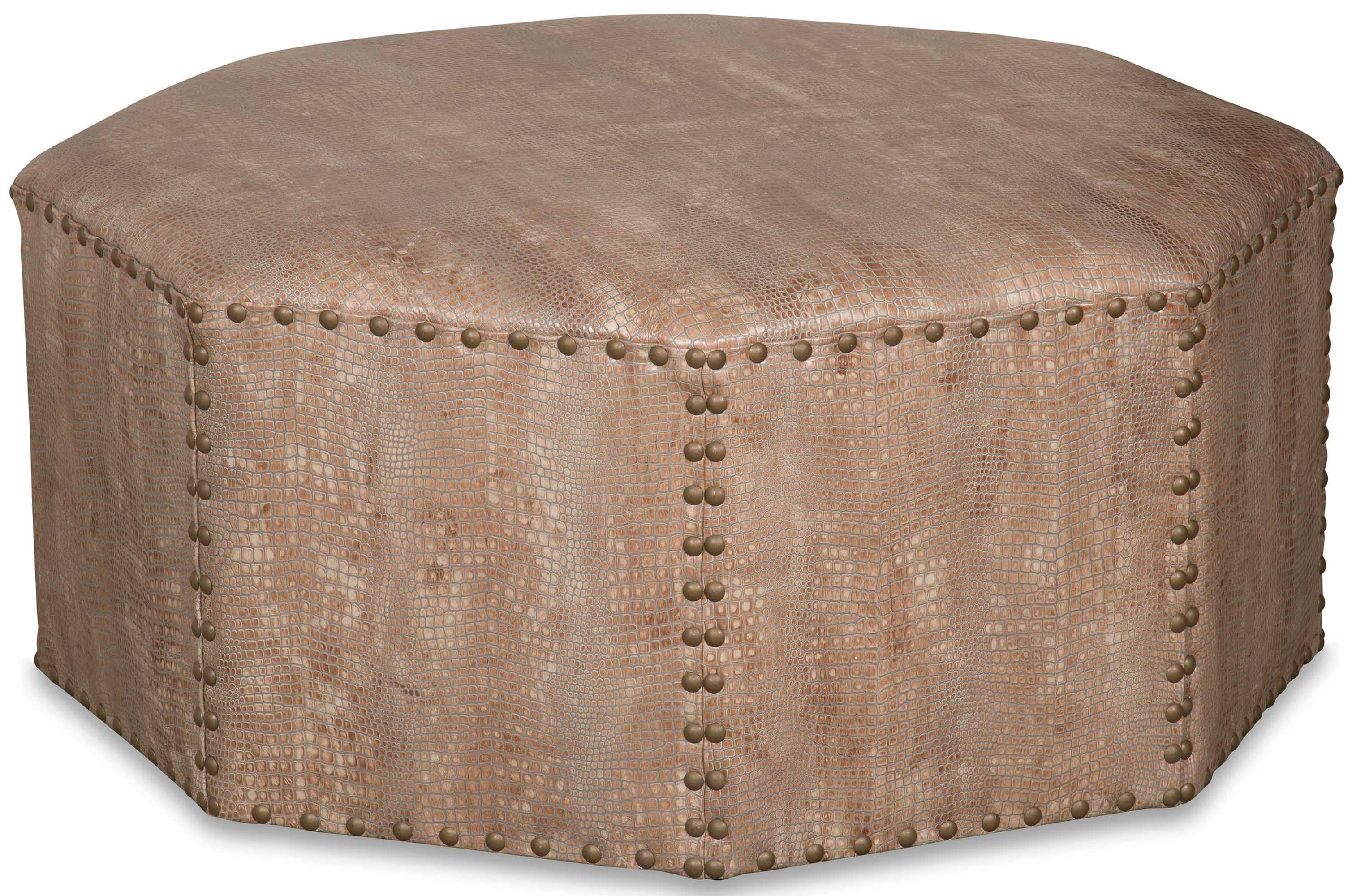 Witherspoon Leather Ottoman