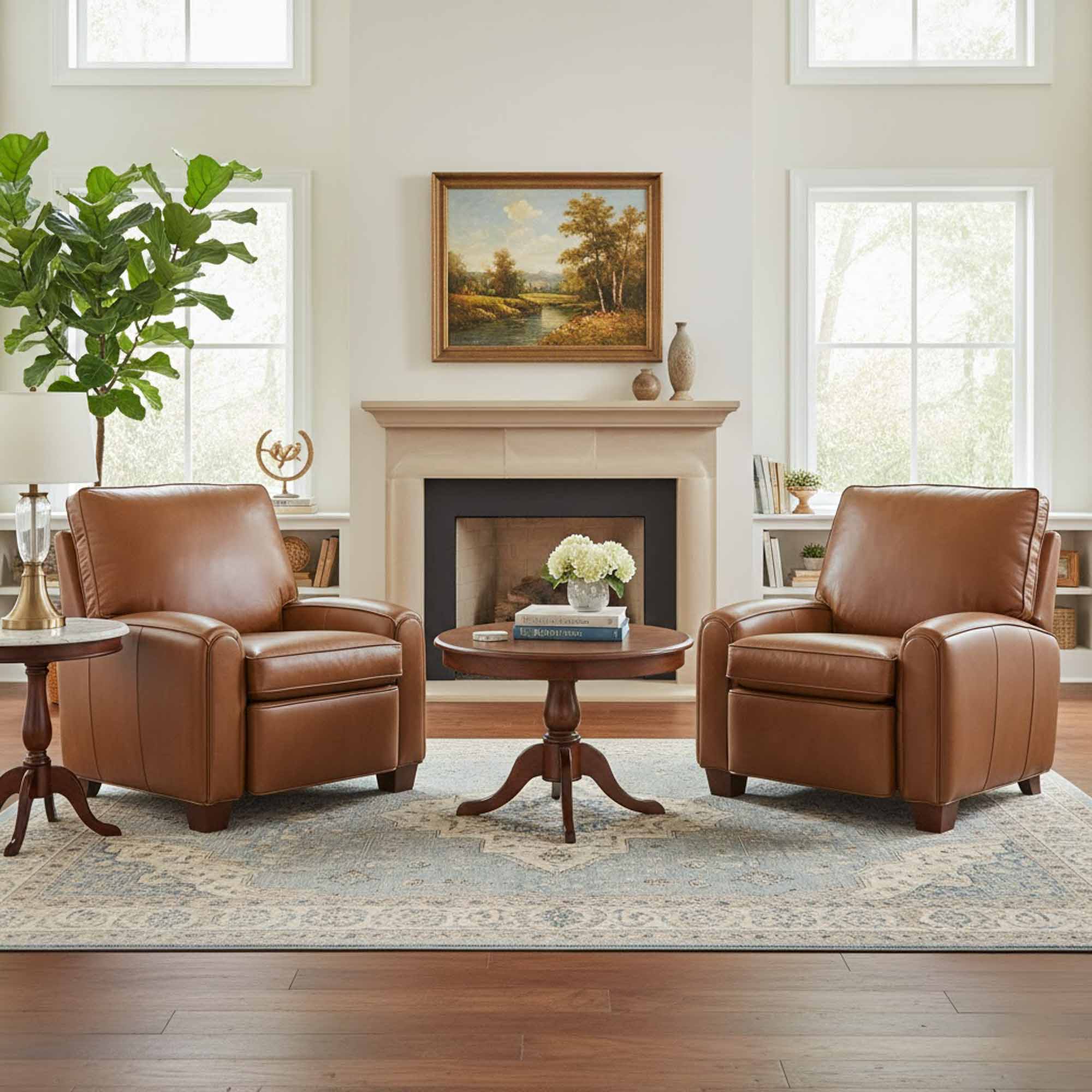Yardley Leather Recliner - Image 3