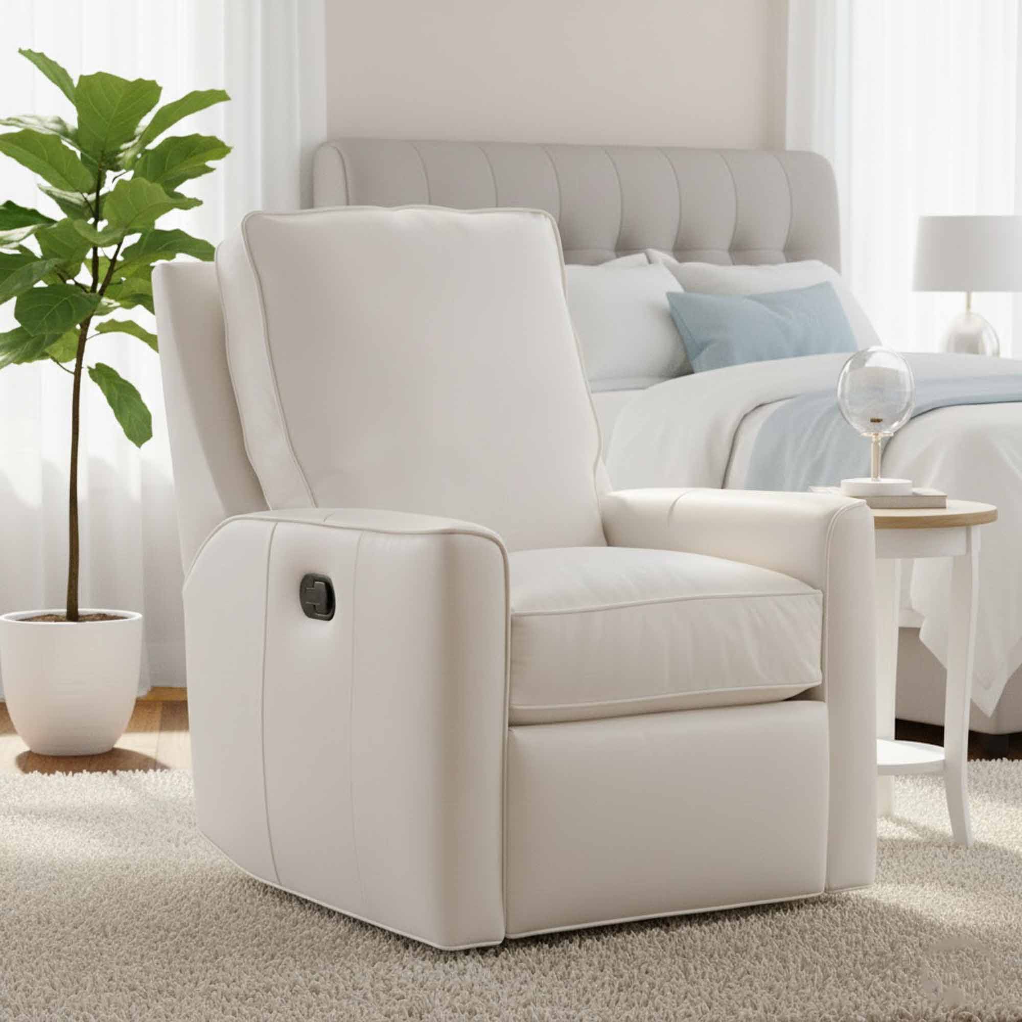 Yorba Leather Wall Hugger Recliner - Image 8