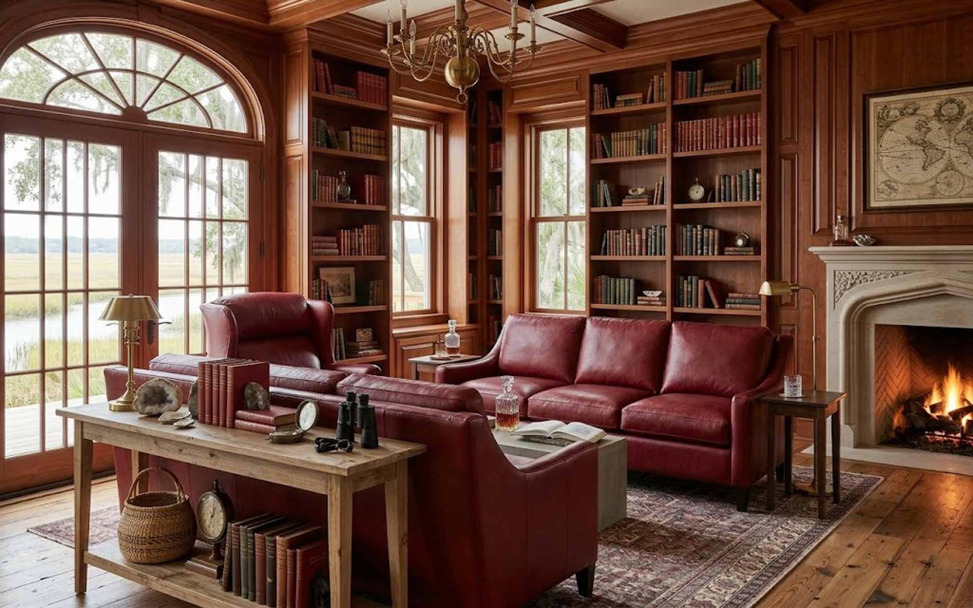 Zack Leather Sofa - Image 6