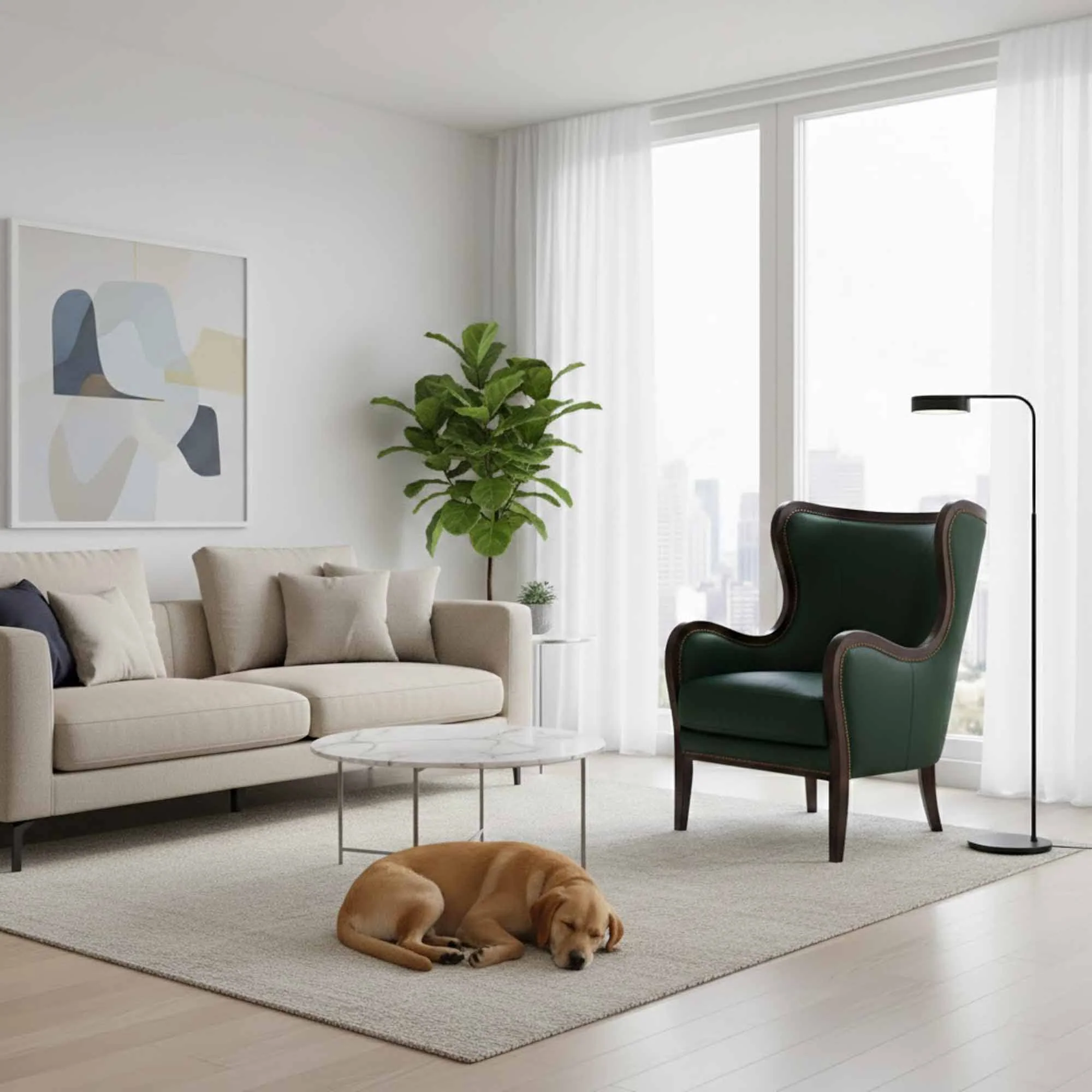 Zephyr Leather Chair - Image 4
