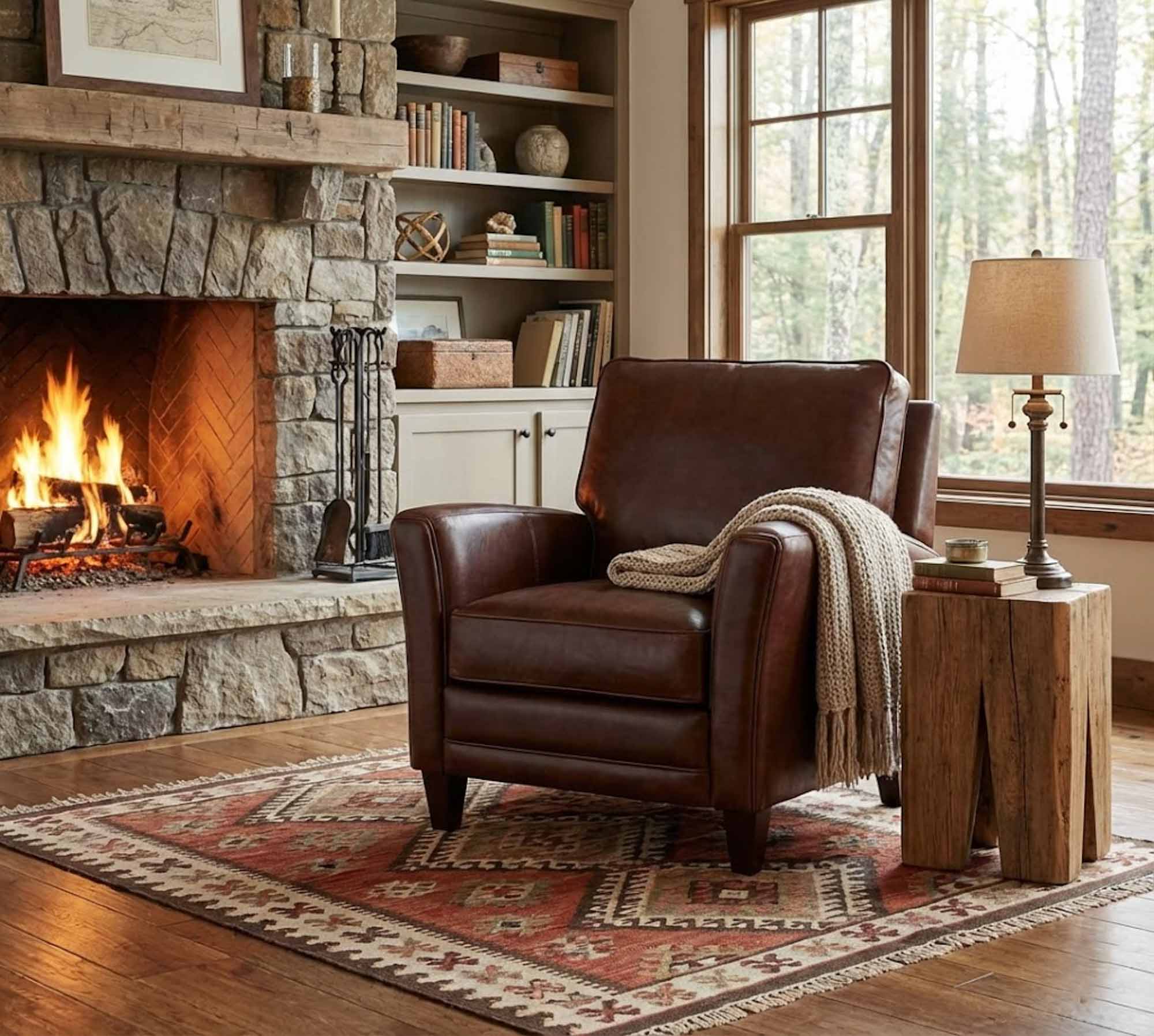 Zion Leather Chair - Image 14
