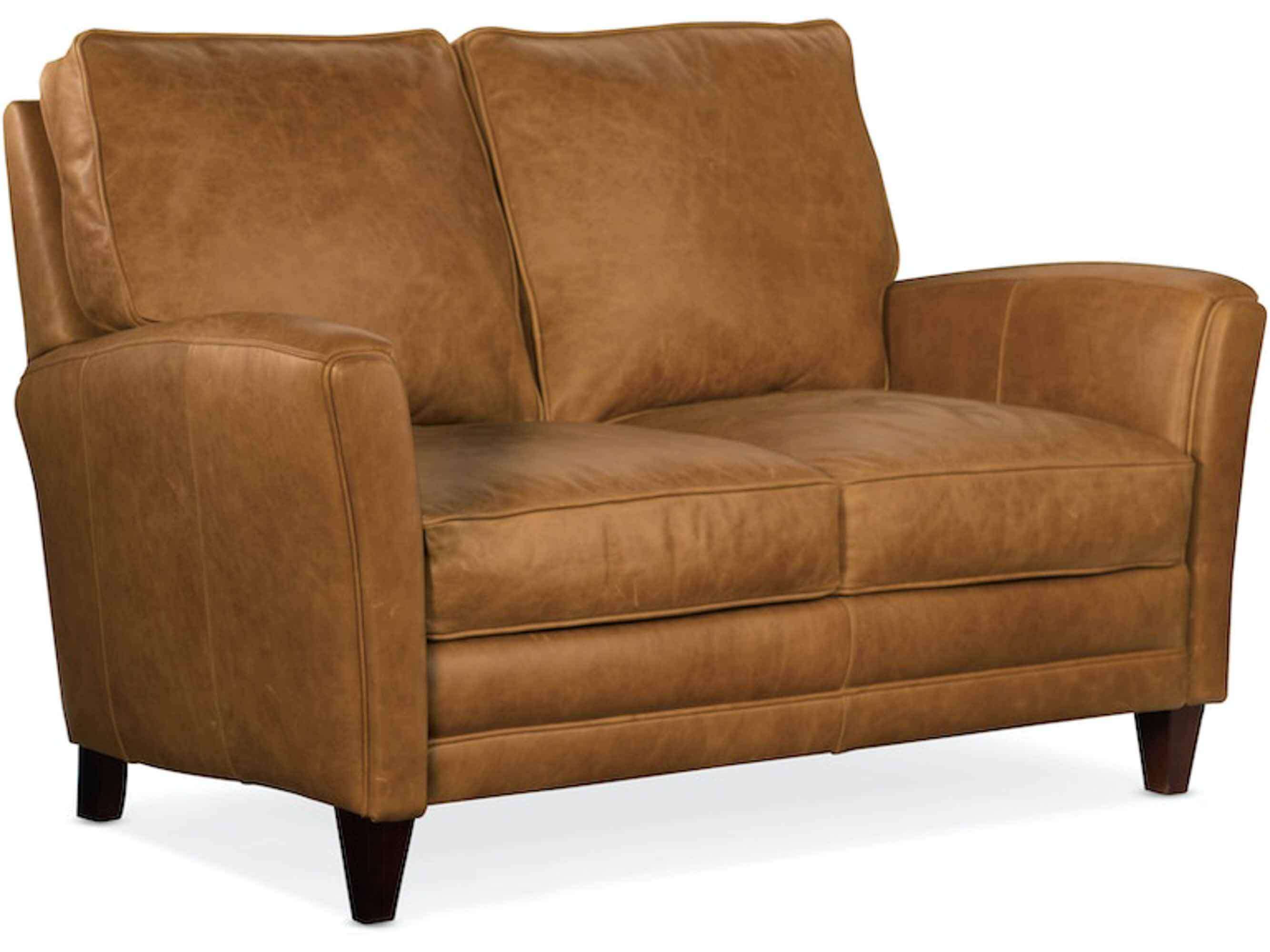 Zion Leather Loveseat
