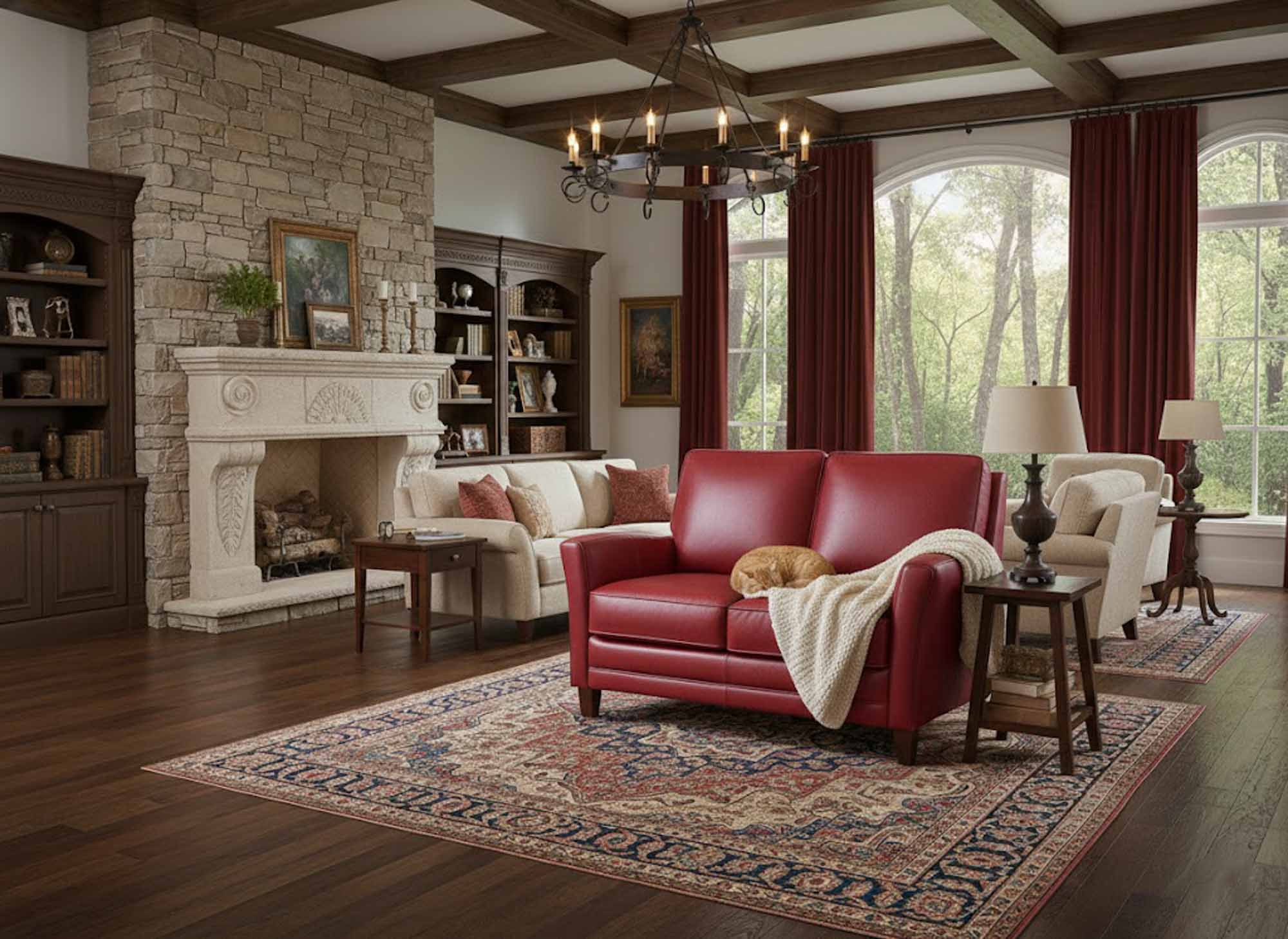 Zion Leather Loveseat - Image 6